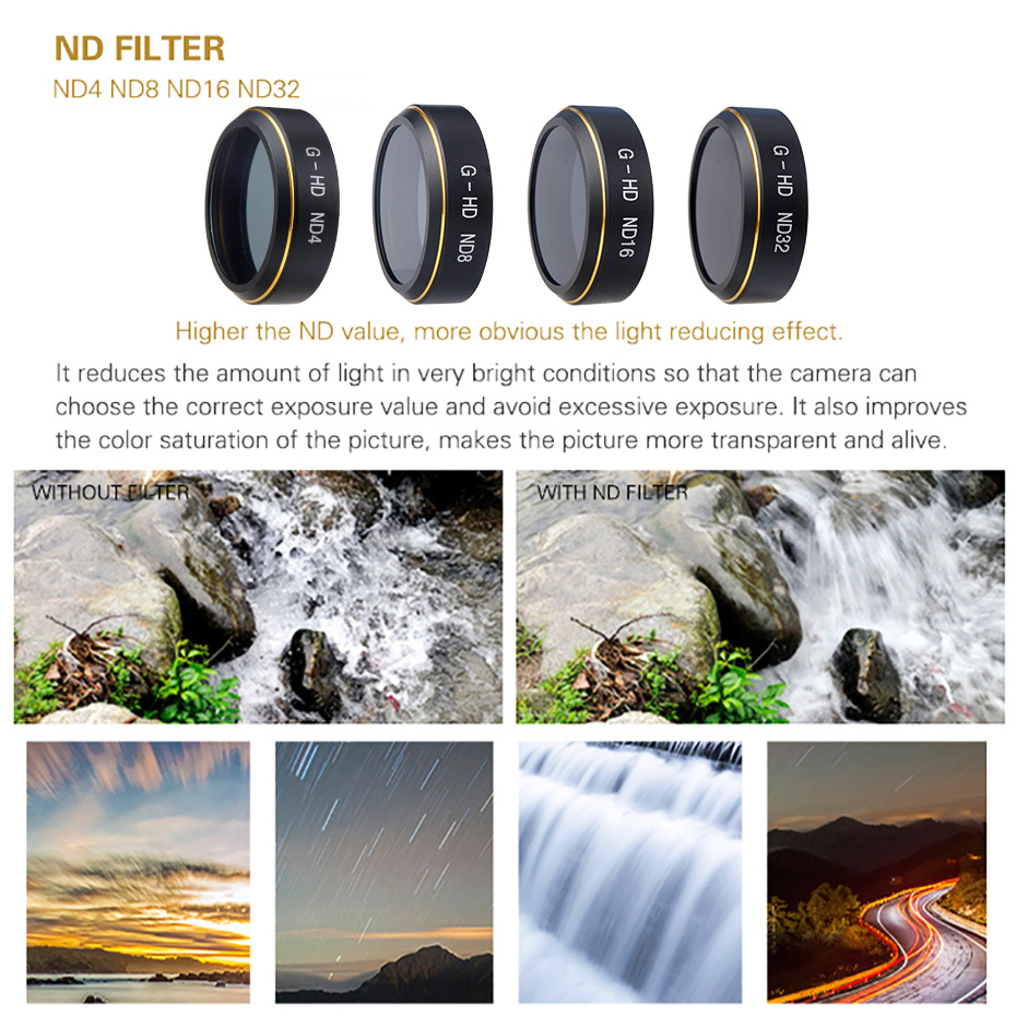 Zangão filtro para fantasma 4  - Drone Camera Filter avaliação e preço